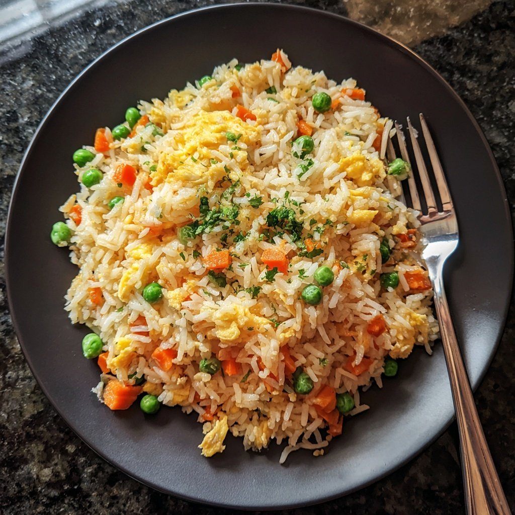 Quick 10 Minute Egg Fried Rice