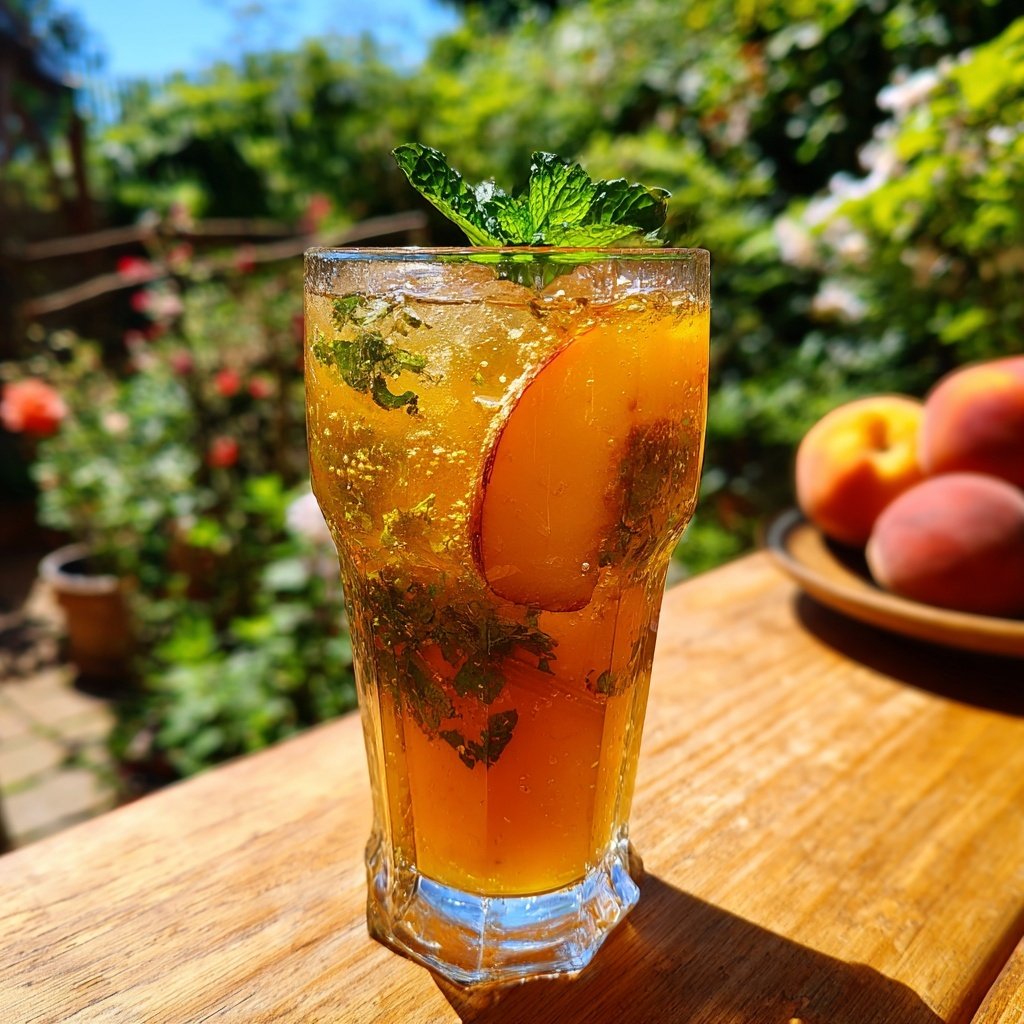 Peachy Green Tea Refresher