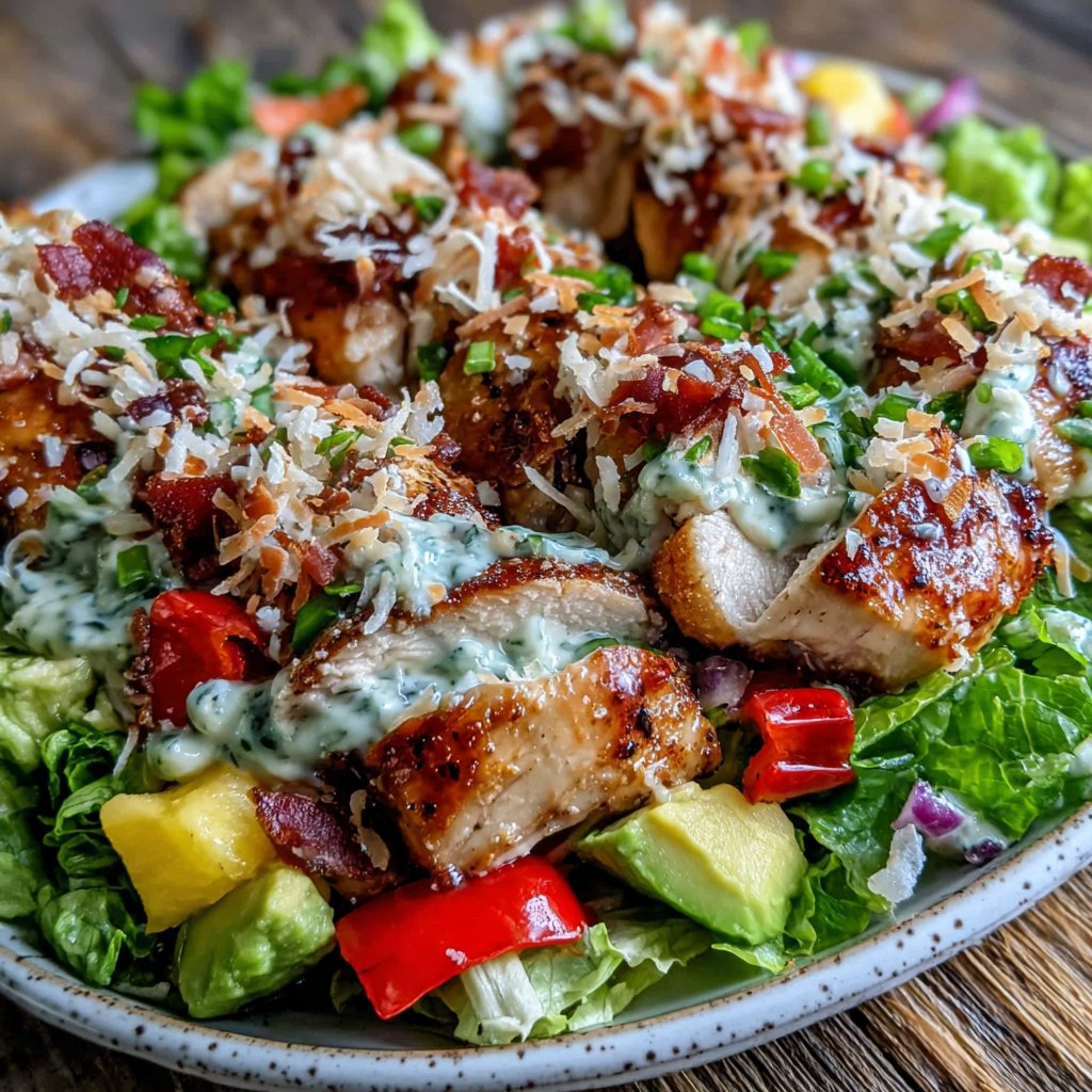 Tropical Chicken Salad Lunch