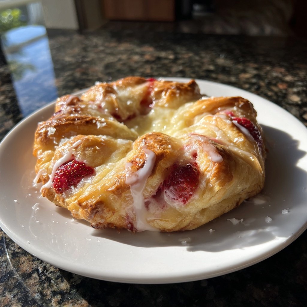 Strawberry Cream Cheese Danish