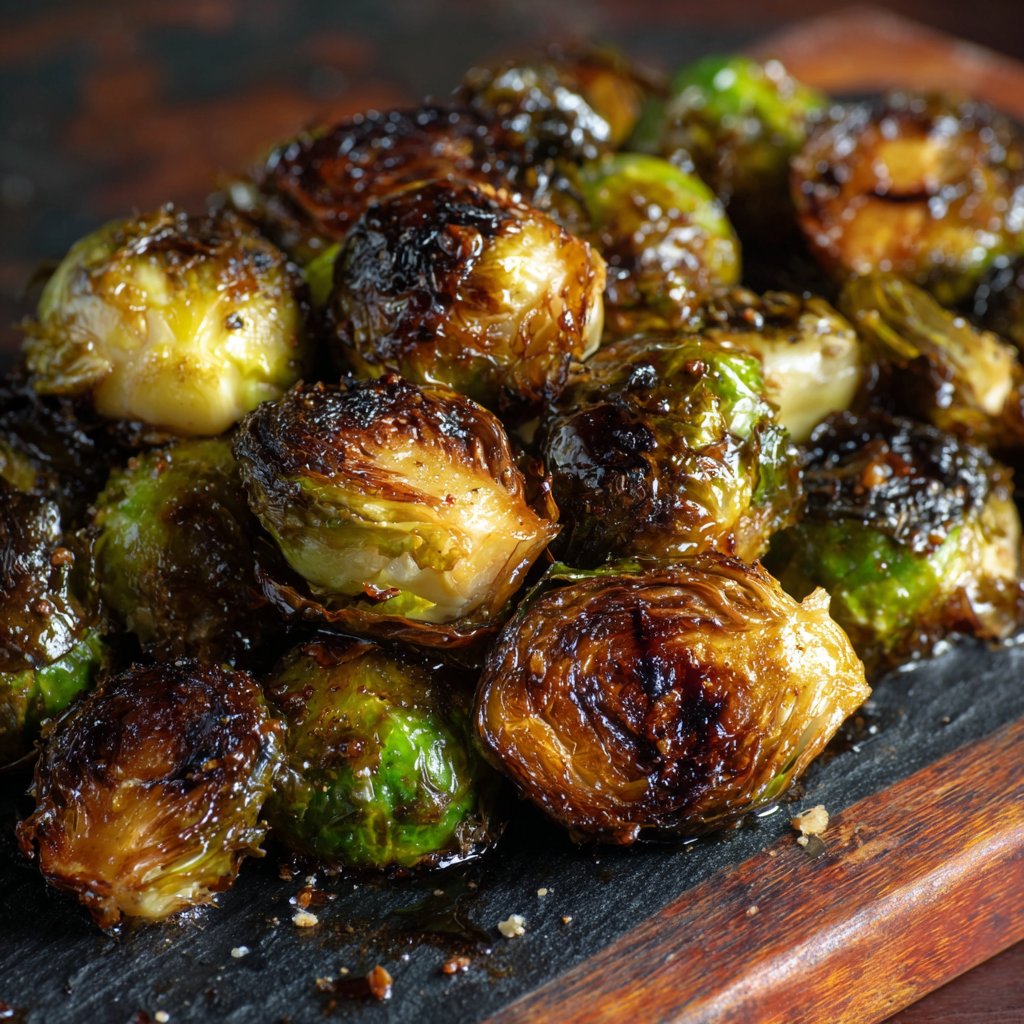 Balsamic Glazed Brussels Sprouts