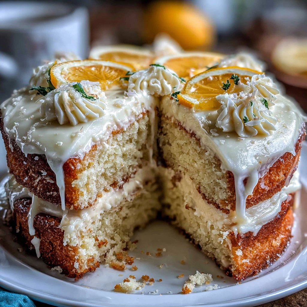 Lemon Zest Celebration Cake